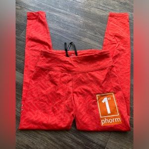 1st Phorm workout leggings Nike orange